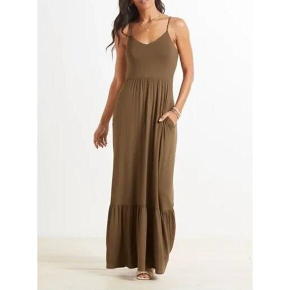 Evereve Dresses & Skirts - Evereve Eloise Maxi Dress Brown Size Medium